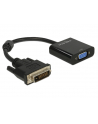 Adapter DVI-D(M)(24+1) Single link -> VGA(F) 16cm Delock - nr 2