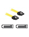 Kabel SATA DATA 0.2m z zatrzaskami metalowymi Delock - nr 11