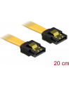 Kabel SATA DATA 0.2m z zatrzaskami metalowymi Delock - nr 15