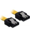 Kabel SATA DATA 0.2m z zatrzaskami metalowymi Delock - nr 7
