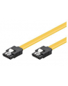 Kabel SATA DATA 0.2m z zatrzaskami metalowymi Delock - nr 9