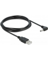 Kabel USB zasilający -> DC 3.5  x 1.35 mm (M) kątowy 90'' 1.5M Delock - nr 23