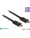 Kabel Thunderbolt 3 Delock M/M 1m czarny - nr 13