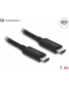 Kabel Thunderbolt 3 Delock M/M 1m czarny - nr 21
