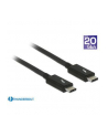 Kabel Thunderbolt 3 Delock M/M 2m czarny - nr 8