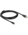Kabel USB AM-mini BM 2.0 Delock 3M czarny - nr 10