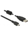 Kabel USB AM-mini BM 2.0 Delock 3M czarny - nr 12