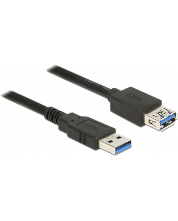 Przedłużacz USB AM-AF 3.0 0.5M czarny Delock