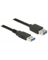 Przedłużacz USB AM-AF 3.0 1.5M czarny Delock - nr 14