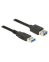 Przedłużacz USB AM-AF 3.0 1.5M czarny Delock - nr 3