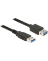 Przedłużacz USB AM-AF 3.0 1.5M czarny Delock - nr 9