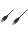 Kabel drukarkowy USB ASSMANN 2.0 A/M - USB B/M, 1,8m, miedź, czarny - nr 22