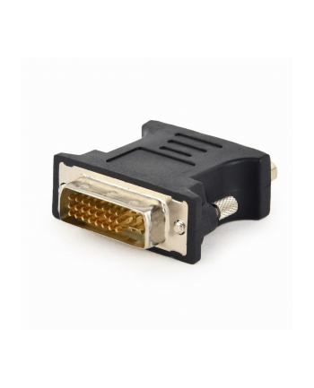 Adapter Gembird DVI-I(M)(24+5)->VGA(15F) czarny