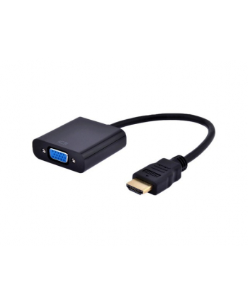 Adapter Gembird HDMI(M) - VGA(F) + Audio