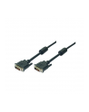 Kabel DVI LogiLink CD0001 2x DVI-D ferryt 2m - nr 1