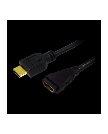 Kabel HDMI LogiLink CH0059 HDMI A 19-pin (M)>HDMI A 19-pin (F) 1m