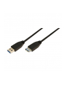 Kabel przedłużacz USB 3.0 LogiLink CU0041 A/A 1m - nr 1