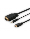 Kabel HDMI SAVIO CL-104 19pin męski - VGA męski 1,8m - nr 8