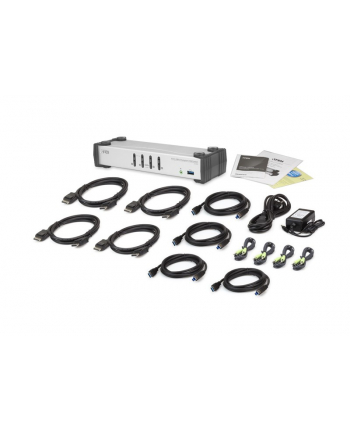 Przełącznik KVM ATEN CS1914 4-port Display Port/USB/Audio