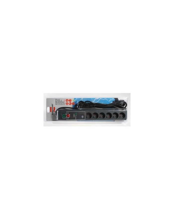 Listwa przepięciowa Brennenstuhl ''Secure-Tec'' 6 gn 3m srebrna 15.000A główny