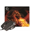 Mysz optyczna dla graczy + podkładka Rebeltec RED DRAGON USB - nr 1
