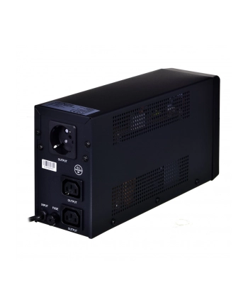 Zasilacz awaryjny UPS ENERGENIE L-INT 650VA 2XIEC 1XSCHUKO 230V RJ11 LCD - otwarte opakowanie nr 2