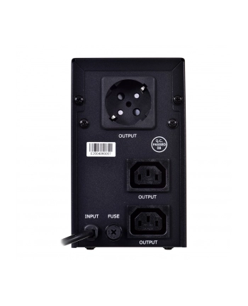 Zasilacz awaryjny UPS ENERGENIE L-INT 650VA 2XIEC 1XSCHUKO 230V RJ11 LCD - otwarte opakowanie nr 1