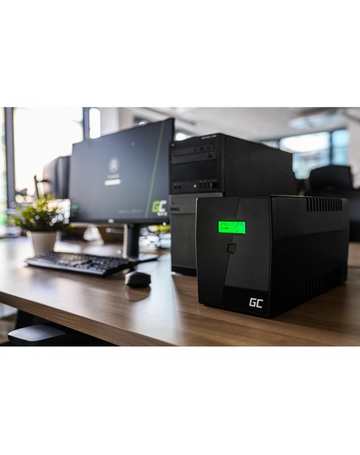 UPS Green Cell Line-Interactive Micropower z wyświetlaczem LCD 800VA 480W główny