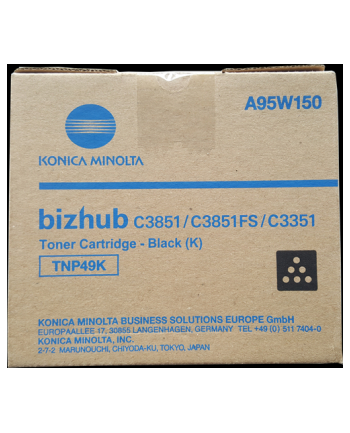 Toner Konica Minolta TNP-49K | 13000 pages | Black | Bizhub C3351 C3851 C3851FS