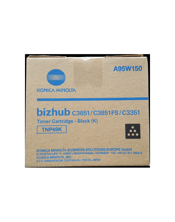 Toner Konica Minolta TNP-49K | 13000 pages | Black | Bizhub C3351 C3851 C3851FS główny