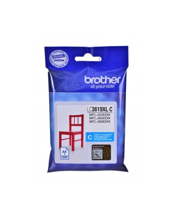 Tusz Brother LC3619XLC cyan | 1 500pgs | MFC-J2330DW / MFC-J3530DW / MFC-J3930DW nr 1