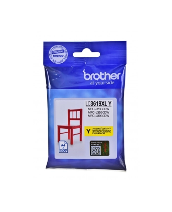 Tusz Brother LC3619XLY yellow | 1 500pgs | MFC-J2330DW/ MFC-J3530DW/ MFC-J3930DW nr 1