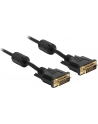 Delock Kabel DVI 24+1, wtyk męski > DVI 24+1, wtyk męski, 1m, czarny - nr 16