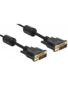 Delock Kabel DVI 24+1, wtyk męski > DVI 24+1, wtyk męski, 1m, czarny - nr 19