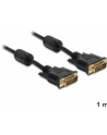 Delock Kabel DVI 24+1, wtyk męski > DVI 24+1, wtyk męski, 1m, czarny - nr 21