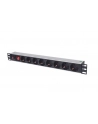 Intellinet Network Solutions Intellinet Listwa zasilająca rack 19'' 1U 250V/16A 8x Schuko 3m włącznik - nr 12