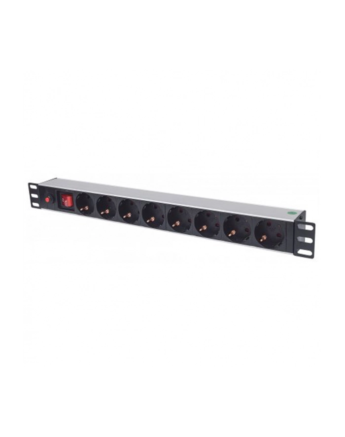Intellinet Network Solutions Intellinet Listwa zasilająca rack 19'' 1U 250V/16A 8x Schuko 3m włącznik główny