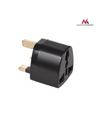 Maclean MCE154 Adapter gniazdo EU na wtyk UK czarna nr 1