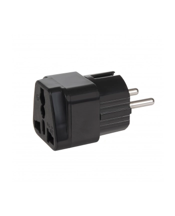 Maclean MCE155 Adapter gniazdo UK na wtyk EU uniwersalny czarny nr 2