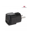 Maclean MCE155 Adapter gniazdo UK na wtyk EU uniwersalny czarny - nr 8