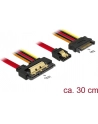 Delock Przewód SATA 6 Gb/s, 7pin żeński+15pin zasilanie SATA męski>22pin SATA - nr 10