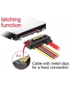 Delock Przewód SATA 6 Gb/s, 7pin żeński+15pin zasilanie SATA męski>22pin SATA - nr 9