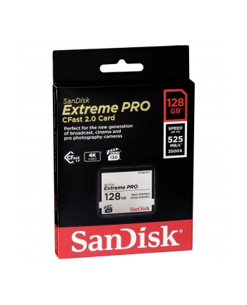 SanDisk Compact Flash EXTREME PRO CFAST 2.0 128 GB 525MB/s VPG130 nr 1