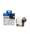 Taśma Brother Continuous Paper roll 62mm Black & Red on white - nr 32