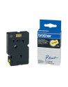 Taśma Brother 12mm BLACK ON YELLOW TAPE - nr 24