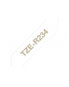 Taśma Brother 12mm Gold/White ribbon tape - nr 15