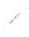 Taśma Brother 12mm Gold/White ribbon tape - nr 26