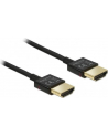Delock Kabel High Speed HDMI with Ethernet HDMI AM > HDMI AM 3D 4K 2m Slim - nr 18