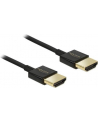 Delock Kabel High Speed HDMI with Ethernet HDMI AM > HDMI AM 3D 4K 0.5m Slim - nr 8
