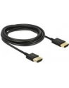Delock Kabel High Speed HDMI with Ethernet HDMI AM > HDMI AM 3D 4K 0.25m Slim - nr 6